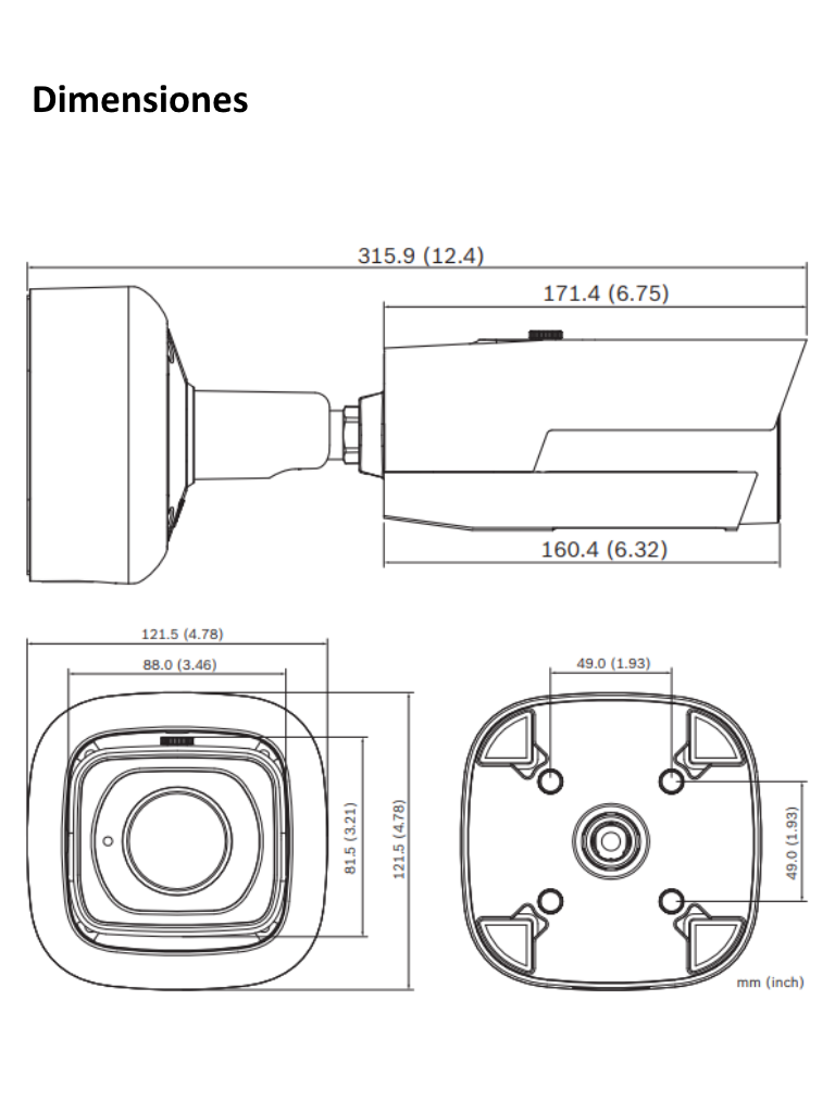 BOSCH V_NBE4502AL - Camara bullet /  1080p / IP67 / Compresion H265