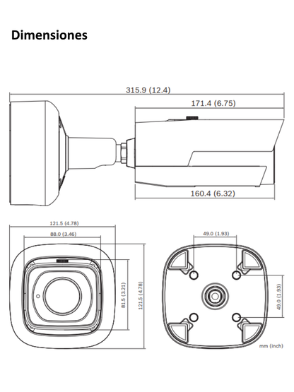 BOSCH V_NBE4502AL - Camara bullet /  1080p / IP67 / Compresion H265