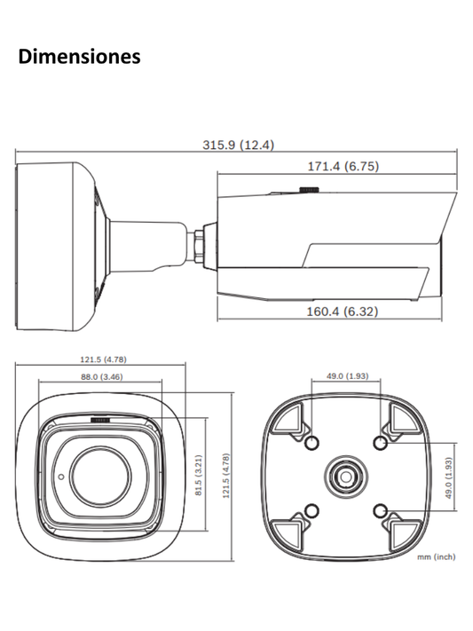 BOSCH V_NBE4502AL - Camara bullet /  1080p / IP67 / Compresion H265