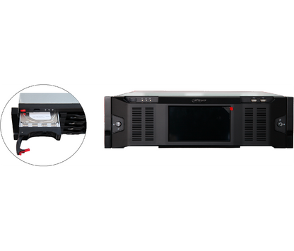 DAHUA DSS7016DR-S2- Servidor de Administración de Dispositivos compatible con Software DSS Pro y dispositivos Dahua. Ofrece una capacidad de 600Mbps y cuenta con 15 bahías SATA Hot Plug. Soporta RAID para una gestión avanzada y segura de dispositivo