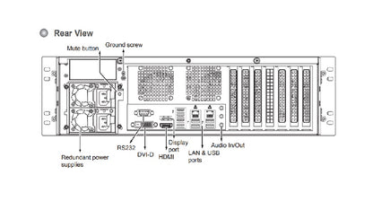 VIVOTEK NR9682-v2 - NVR de 64 canales con 16 bahías  3U rackable  cuenta con fuente redundante y es compatible con ONVIF  H.265 y VAST embebido