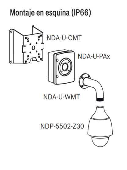 BOSCH V_NDP5512Z30- CAMARA PTZ 1080P/ IP66/ 30X/ COLGANTE