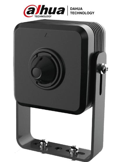 DAHUA HUM4231 - Camara IP Pinhole de 2 Megapixeles/ Lente de 2.8mm/ 105 Grados de Apertura/ WDR Real de 120 dB/ Starlight/  H.265+/ 1 Entrada de Audio y 1 Salida/ Metalica/ Videoanaliticos con IVS/  #PinHole