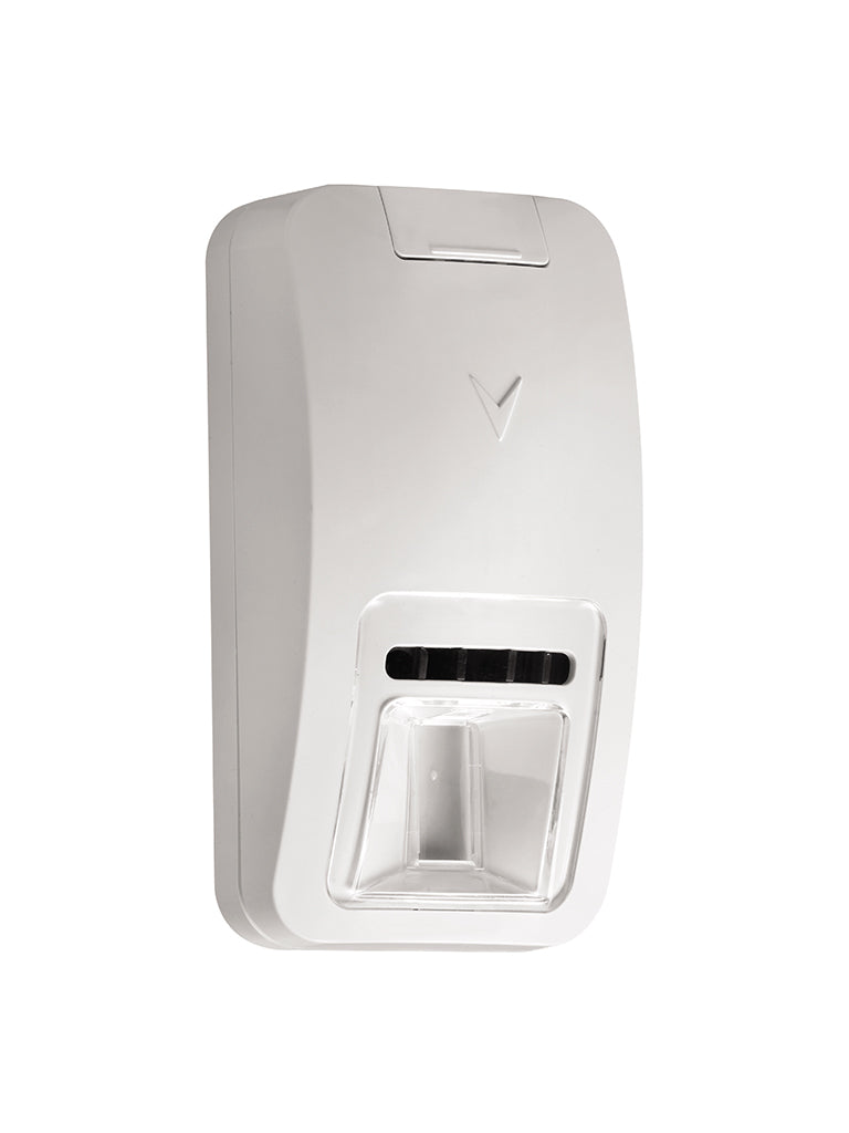 DSC PG9984P - Detector de Movimiento Óptica de espejo doble tecnología Pasivo y Microondas Inalámbrico Power G compatible con NEO  PRO  Qolsys e IoTega