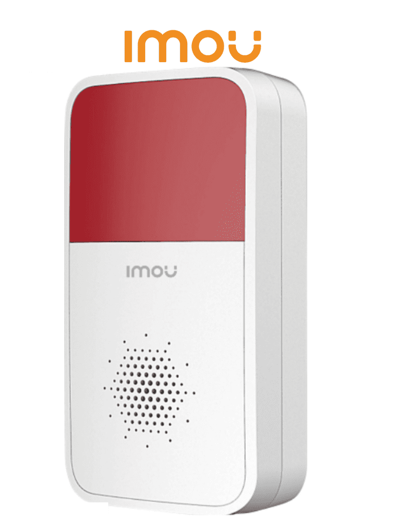 IMOU SIREN (ARA10-SW) - Sirena Inalambrica con Estrobo integrado sonido de 85 dB y frecuencia de 433 MHz. Con batería CR123A de alta duración y fácil instalación. #Seguridad #MCI2 #IMMC