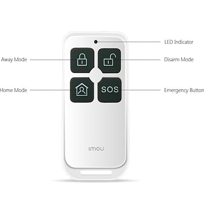 IMOU REMOTE CONTROL (DHI-ARA23-SW) - Control Remoto Inalámbrico práctico y eficiente  permitiendo armar  desarmar y activar el modo de pánico y modo hogar en un click. #MCI2 #IMMC