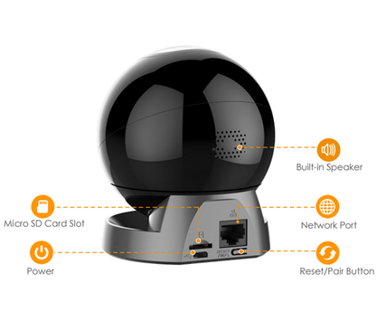 IMOU RANGER IQ (IPC-A26HIN-imou) - Cámara IP PT de 2 Megapíxeles/ WiFi/ Con Gateway de Alarma/Detección de Humanos con IA/Lente de 3.6 mm/ AutoTracking/ Sirena Incorporada Personalizable/ Audio 2 Vias/ Modo de Privacidad/ Alarma de Sonido Anormal/