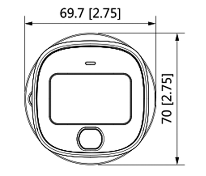 DAHUA HAC-HFW1209C-LED - Cámara Bullet Full Color 1080p/ Lente de 2.8 mm/ 106 Grados de Apertura/ Luz Blanca de 20 Mts/ DWDR/ Starlight/ IP67/ Soporta CVI/AHD y CVBS/ #PromoFullColor