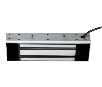 YLI YM500NW - Cerradura Magnética para exterior IP68 / Fuerza de Sujeción 500Kg /1200Lb / Voltaje Dual 12v / 24VDC / Compatible con Soporte MBK500NZLW / Puertas de madera  vidrio  metálica