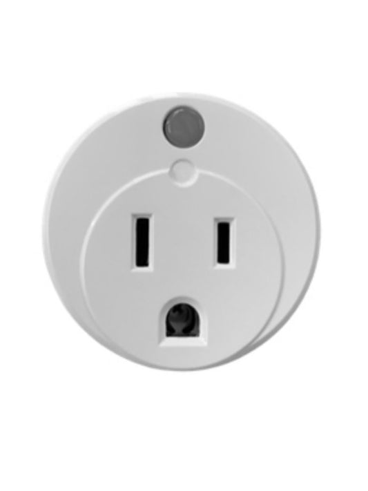 QOLSYS IQSMARTPLUG - Plug Inteligente Z-Wave Ultra Compacto con Medidor de Energía compatible con Paneles Qolsys  (Alarm.com)