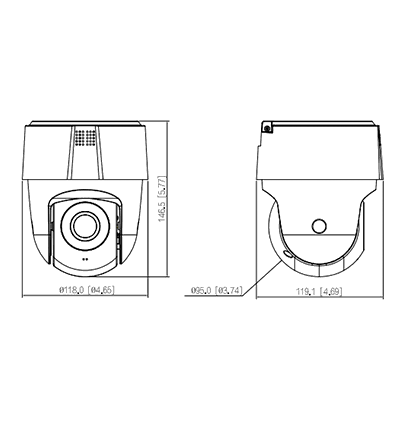 DAHUA SD2A200-GN-A-PV - Camara IP PT de 2 Megapixeles Full-Color/ Disuasión Activa/ Lente Fijo/ Luz Blanca de 30 Metros/ IR de 30 Mts/ Smart H.265/ Ranura para MicroSD/ Audio Bidireccional con Altavoz Integrado/ IP66/ PoE/