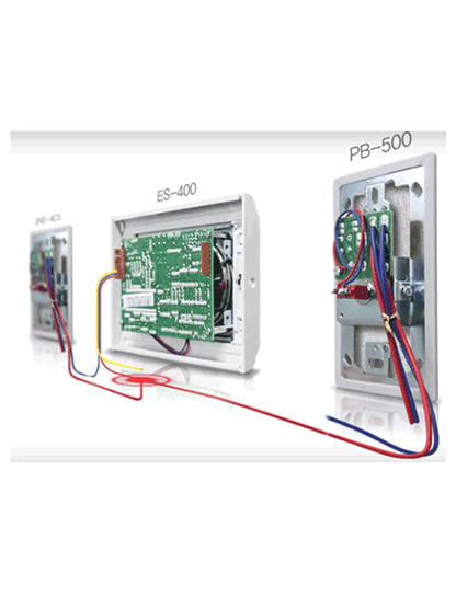 COMMAX JNS4CS - Subestación de cama para sistema de llamado de enfermería / Comunicación por voz con la unidad  JNS70MN / Soporta botón pulsador CC200 y botones de emergencia