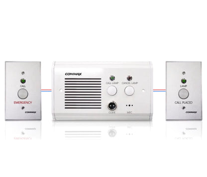 COMMAX ES400 - Botón de emergencia para sistema de llamado de enfermería / Compatible con JNS4CS / Instalación en sanitario y lavabo