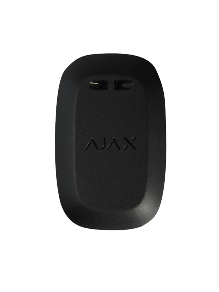 AJAX  Button B - Botón  inteligente  multifuncional.    Botón de pánico / Control de dispositivos de automatización / Silenciar alarmas de detectores de incendios. Color Negro (28202.26.BL3)