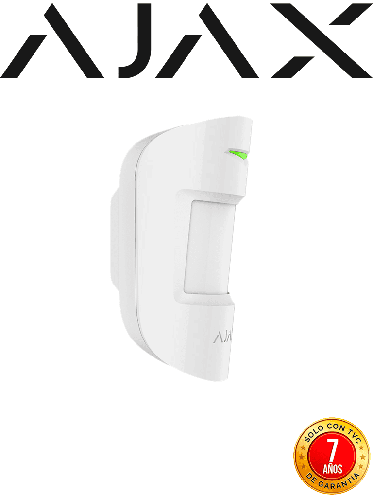 AJAX MotionProtectW - Detector de movimiento inalámbrico. Color Blanco (26803.09.WH3)