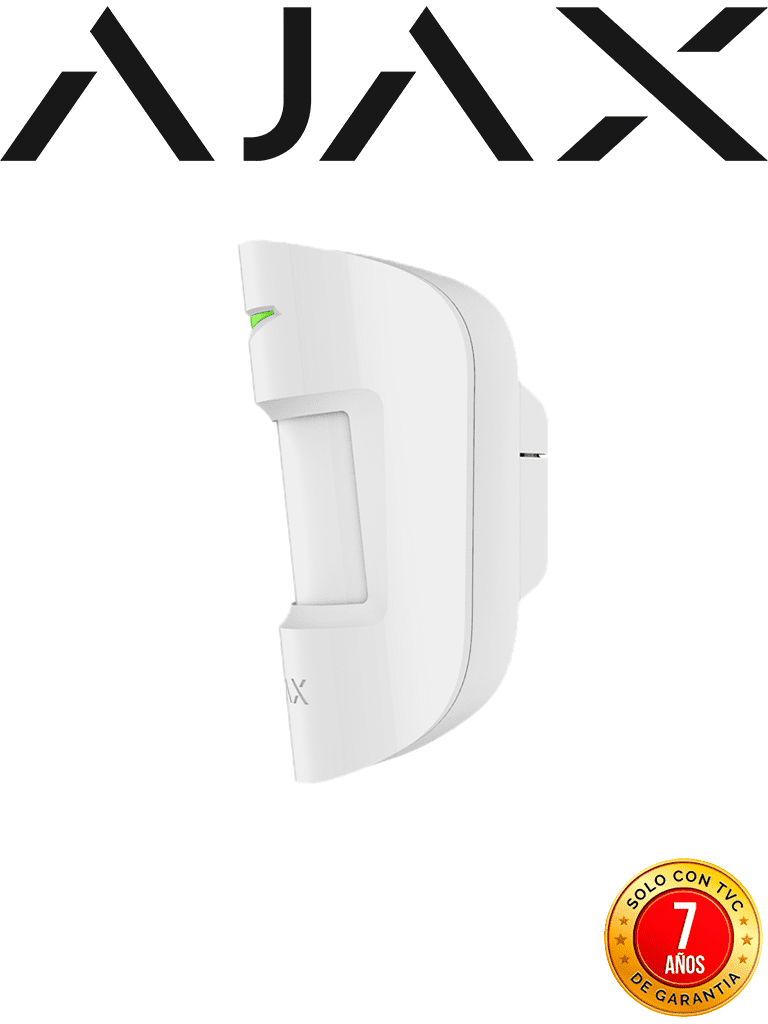 AJAX MotionProtectW - Detector de movimiento inalámbrico. Color Blanco (26803.09.WH3)