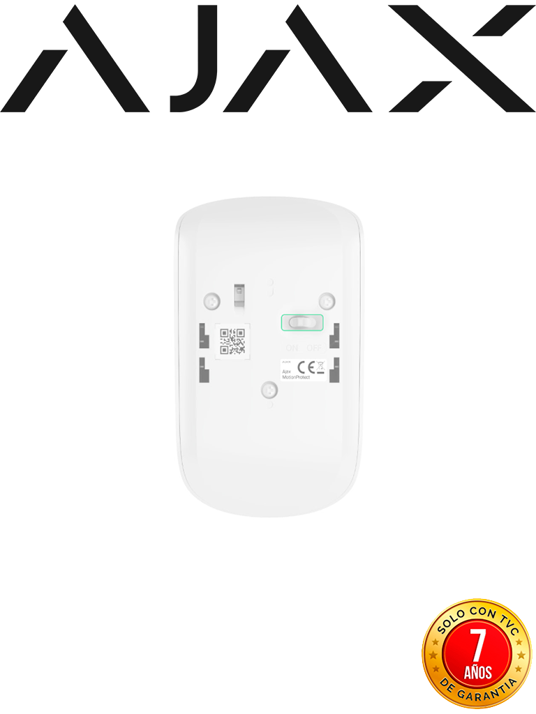 AJAX MotionProtectW - Detector de movimiento inalámbrico. Color Blanco (26803.09.WH3)