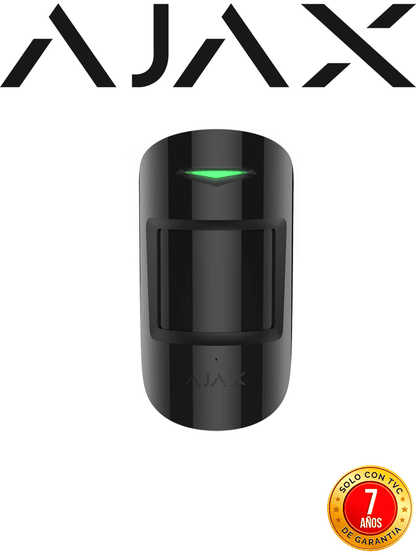 AJAX MotionProtect PlusB - Detector de movimiento inalámbrico Microondas e Infrarrojo. Color Negro  (28303.02.BL3)