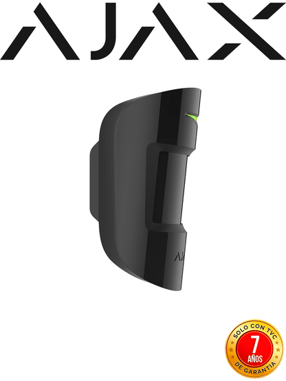 AJAX MotionProtect PlusB - Detector de movimiento inalámbrico Microondas e Infrarrojo. Color Negro  (28303.02.BL3)