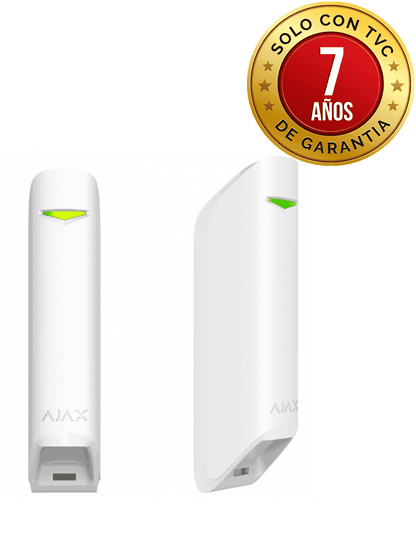 AJAX MotionProtect Curtain W - Detector de movimiento de ángulo estrecho para uso en interiores. Color Blanco (28301.36.WH3)