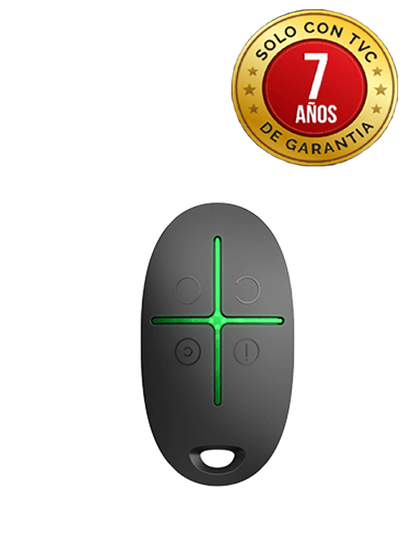 AJAX SpaceControl B - Llavero inalámbrico 4 botones. Color Negro (28312.04.BL3)