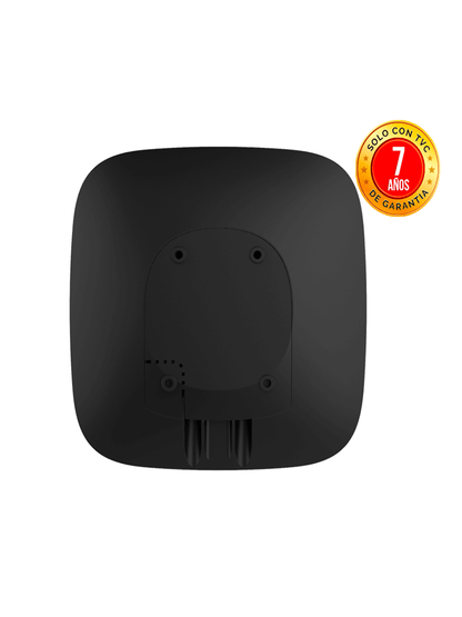 AJAX Hub2PlusB - Panel de alarma conexión Ethernet / WiFi / LTE color Negro / APP “AJAX PRO” iOS y Android / hasta 200 dispositivos / Hasta 100 cámaras / Hasta 200 Usuarios / 2 SIM / Hasta 14h de duración de la batería (28280.40.BL3)
