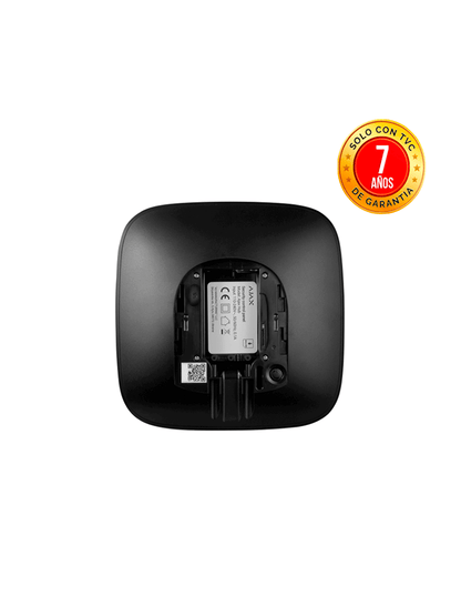 AJAX Hub2PlusB - Panel de alarma conexión Ethernet / WiFi / LTE color Negro / APP “AJAX PRO” iOS y Android / hasta 200 dispositivos / Hasta 100 cámaras / Hasta 200 Usuarios / 2 SIM / Hasta 14h de duración de la batería (28280.40.BL3)