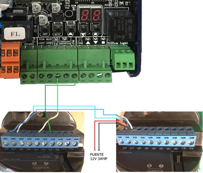 IHORN ABT60- Detector por doble haz de luz (fotocelda) / Distancia hasta 60  Mts / Velocidad de respuesta 50mS / 12 VDC compatible con paneles IHORN / RISCO / DSC / BOSCH