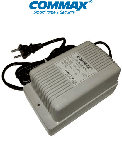 COMMAX RF2A - Fuente de alimentación 24V DC 1A distribuidores de piso y edificio de la línea departamental de videoporteros Modum y de audio