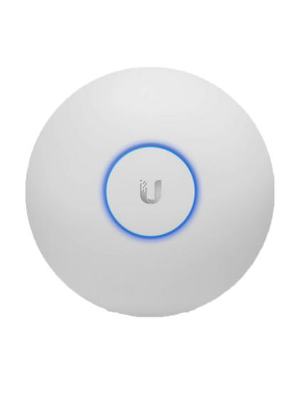 UBIQUITI UAP-AC-LR - UniFi AC: Access Point de largo alcance para interiores con doble banda 802.11ac  MIMO 2x2  potencia de 24 dBm  hasta 1317 Mbps. Incluye Inyector PoE