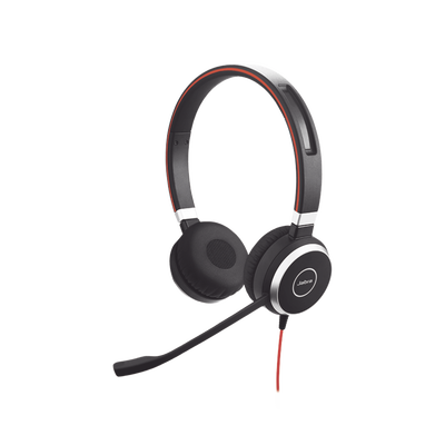 Jabra Evolve 40 Duo con Conexión USB / 3.5 mm  indicador de ocupado y cancelación de ruido pasiva (6399-823-109)