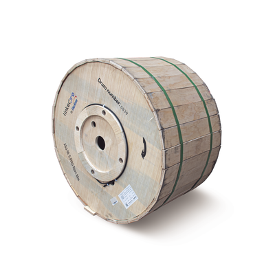Carrete de 4 km de Fibra Óptica Aérea Mini ADSS (ASU) G.652D  Monomodo de 6 Hilos  Exterior  Span 80  Loose Tube