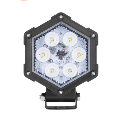 Luz de Trabajo Ultra brillante  6 Led  2200 Lumenes  30 watts  12-24 Vcc