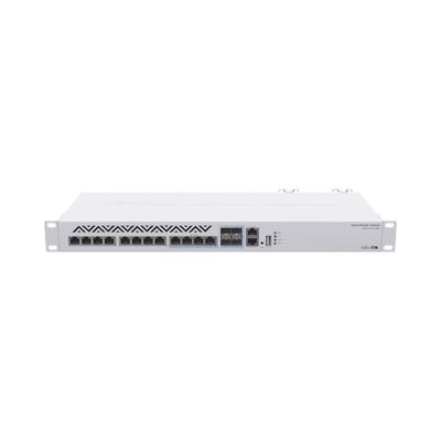 (CRS312-4C+8XG-RM) Cloud Router Switch 8 Puertos 10G RJ45  4 compartidos RJ45/SFP+
