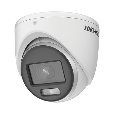 [ColorVu] Turret TURBOHD 2 Megapixel (1080p) / Imagen a Color 24/7 / Lente 2.8 mm / METAL / Luz Blanca 20 mts / Exterior IP67 / TVI-AHD-CVI-CVBS / dWDR