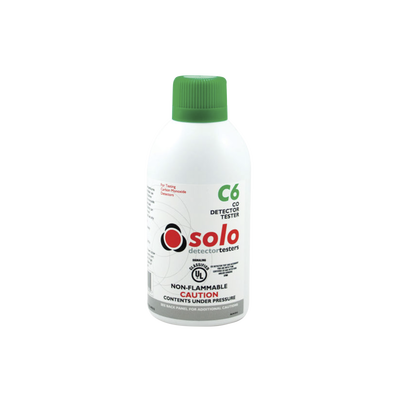 Lata De Gas De Monóxido De Carbono (CO) Genuino Para Prueba De Detectores De CO  Uso Manual o En Dispensadores SOLO-330/SOLO-332  Listado UL