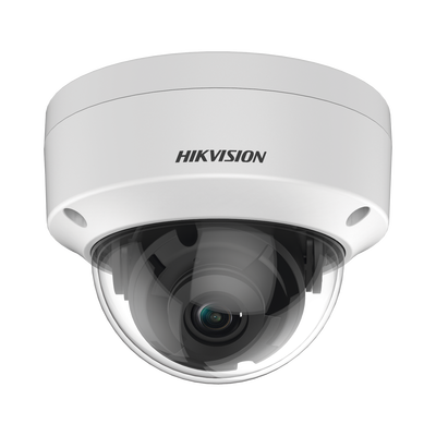 Domo TURBOHD 2 Megapixel (1080p) / Lente 2.8 mm / 30 mts IR EXIR / TVI-AHD-CVI-CVBS / IK10 / IP67 / WDR 120 dB / Ultra Baja Iluminación / Metal