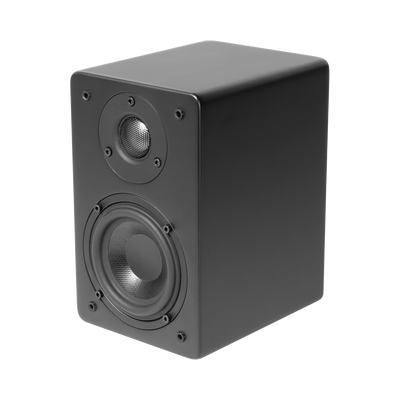 Altavoz de Estantería | Woofer  de 4   | Tweeter de 1 | Acabado negro mate | 40 watts | 8ohms