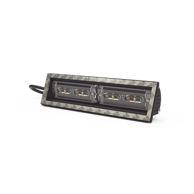 Luz direccional cubierta de ventana  12-24 Vcc  2 cabezales dual color  ámbar/claro