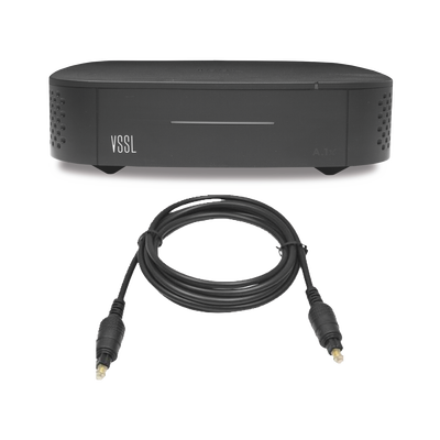 Amplificador una Zona de 2 Canales  50 W por Canal  Con Cable TOSLINK Incluido  Transmisión por Chromecast  AirPlay  Alexa Cast  Spotify Connect