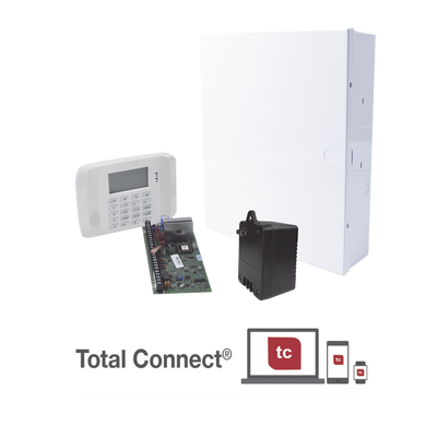 Sistema de alarma VISTA48/6162RF con Gabinete  Transformador y teclado Alfanumérico con receptor RF