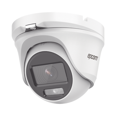 [ColorVu] Eyeball TURBOHD 2 Megapíxel (1080p) / Lente 2.8 mm / Microfono Integrado / Imagen a Color 24/7 / METAL / Luz Blanca 20 mts / Exterior IP66 / TVI-AHD-CVI-CVBS / dWDR