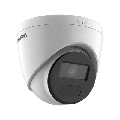 Turret IP 2 Megapixel / Lente 2.8 mm / ACUSENSE Lite (Detección de Movimiento en Humanos)  Micrófono Integrado / 30 mts IR EXIR / Exterior IP67 / H.265+ / PoE / ONVIF