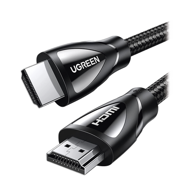 Cable HDMI 2.1 de Nylon Trenzado / 1 Metro / 8K@60Hz/4K@120Hz / eARC (Canal de Retorno de Audio / HDR10+ / VVR / HEC (Canal Ethernet HDMI) / ALLM / 3D / Dolby Atmos / Dolby Visión / 48 Gbps / Mayor Duración.