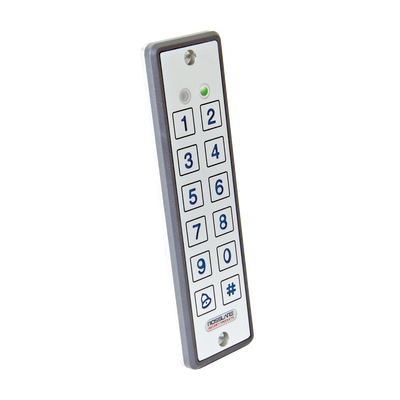 Lector ultra delgado de proximidad con teclado  capacidad de lectura de tarjetas ROSSLARE y HID  125 Khz