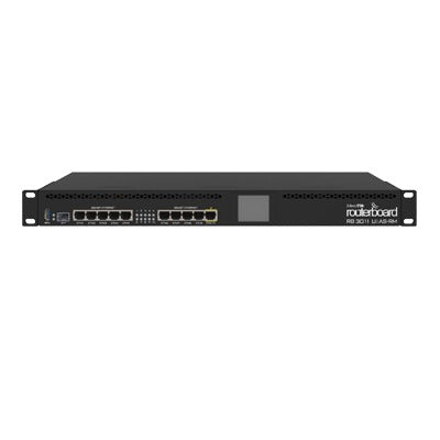 RouterBoard  CPU 2 Núcleos  10 Puertos Gigabit Ethernet  1 Puerto SFP  1 GB Memoria  Licencia Nivel 5  Montaje Rack