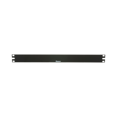 Tapa Ciega Para Rack Estándar de 19in  Plano  de Acero  1UR  Color Negro