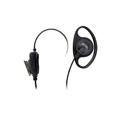 Micrófono-Audífono tipo Anillo  Cable con 40 lbs de Resistencia. Motorola EP450  MAGONE  DEP450 y Hytera series TC500/600/700