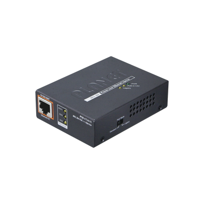 Inyector PoE 802.3af/at/bt   Hasta 95 Watts  Puerto Gigabit con Fuente Externa