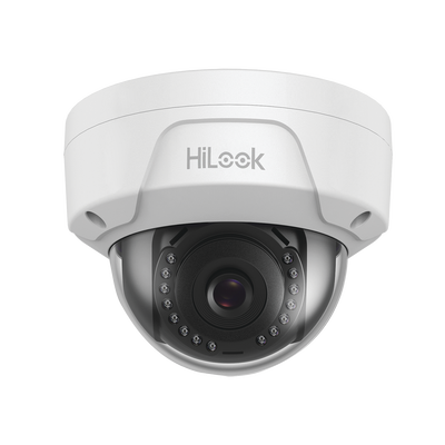 HiLook Series / Domo IP 2 Megapixel / 30 mts IR / Exterior IP67 / IK10 / dWDR / PoE / Lente 2.8 mm